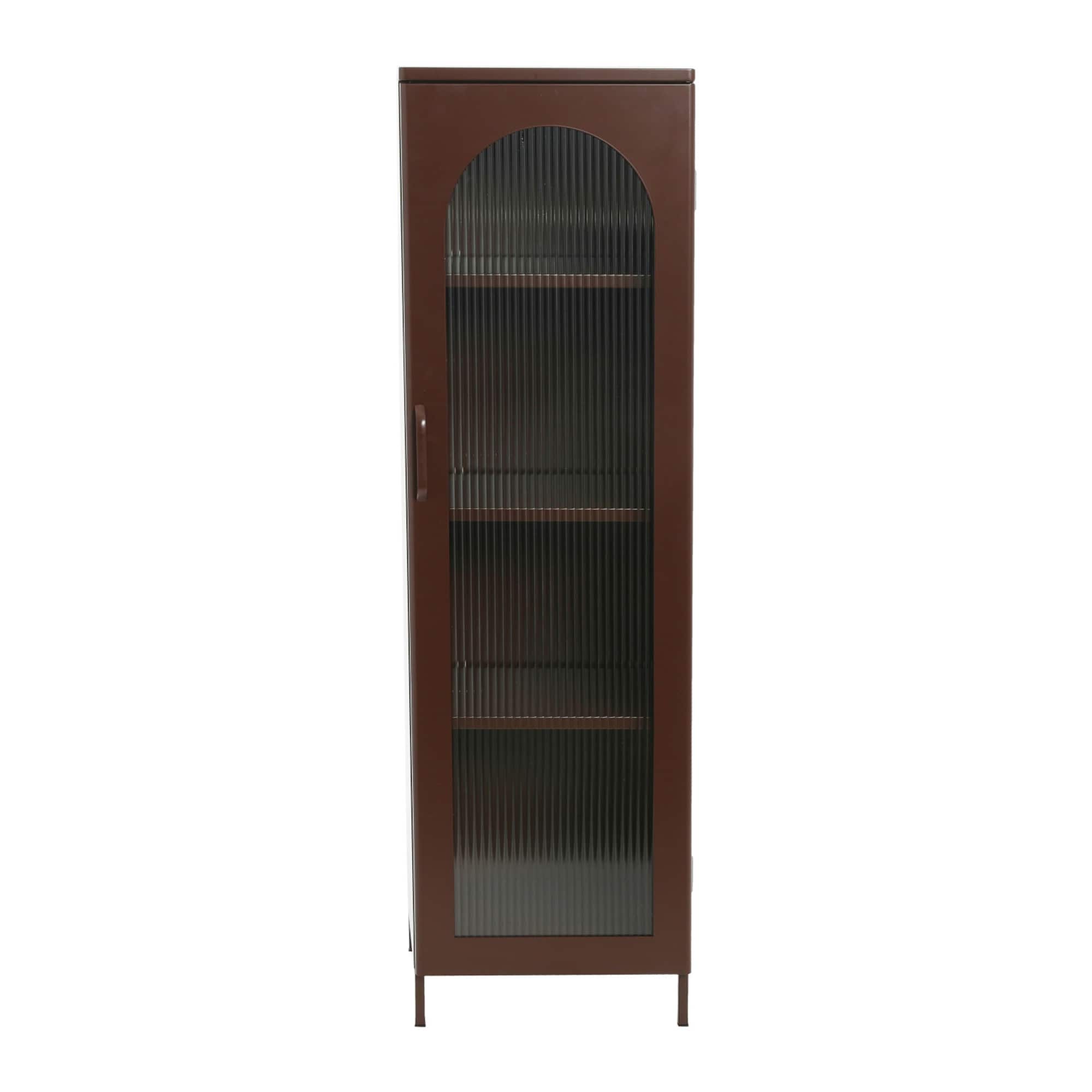 Hello Honey® Metal Cabinet with Glass Door